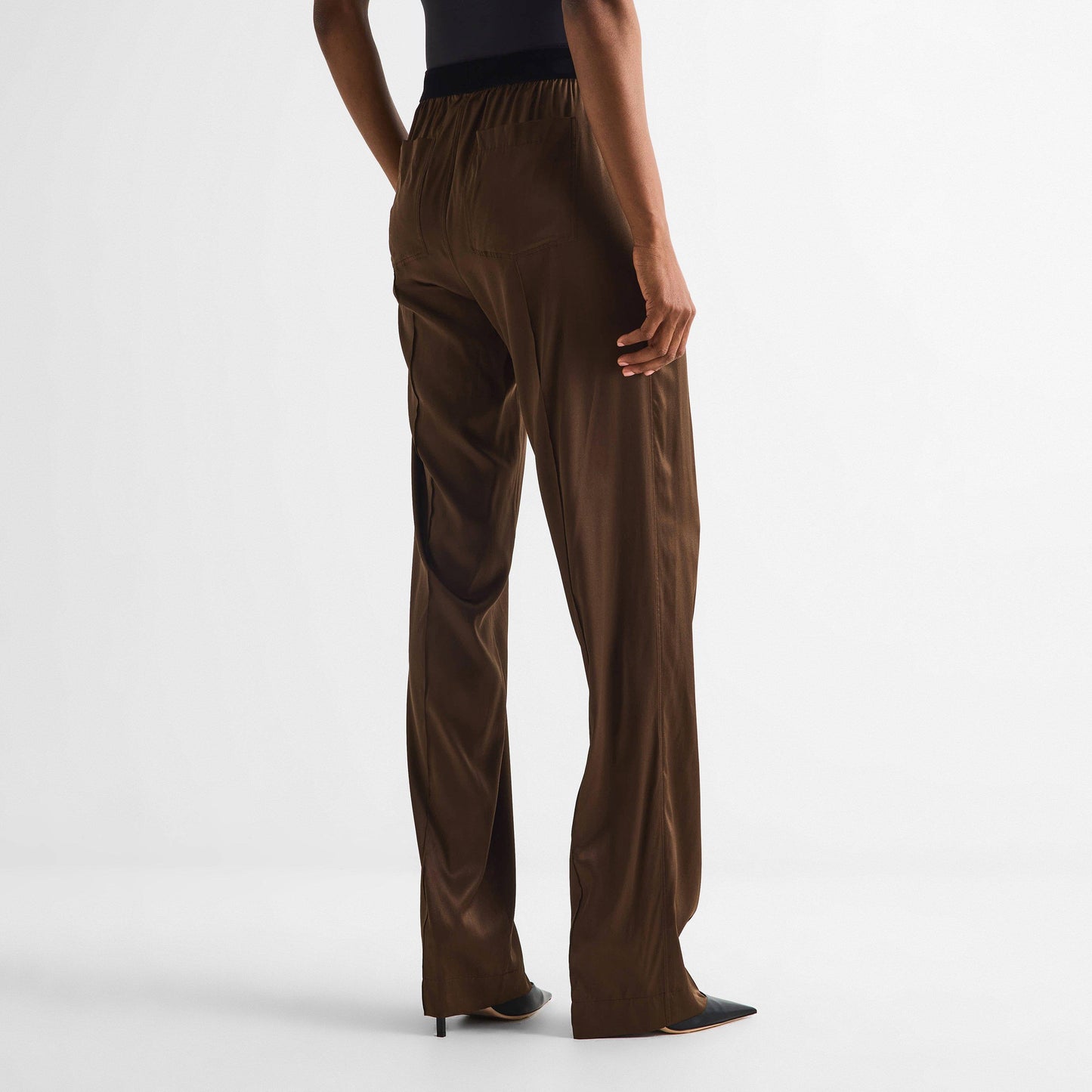 Tom Ford Women's Silk Wide Leg Trousers
