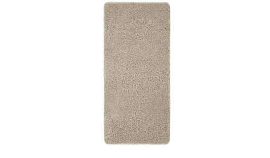 Buddy Washable Mat Plain Stone Shaggy Rug - 67x150cm
