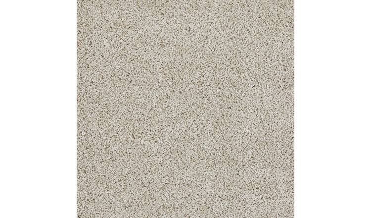 Buddy Washable Mat Plain Stone Shaggy Rug - 67x150cm