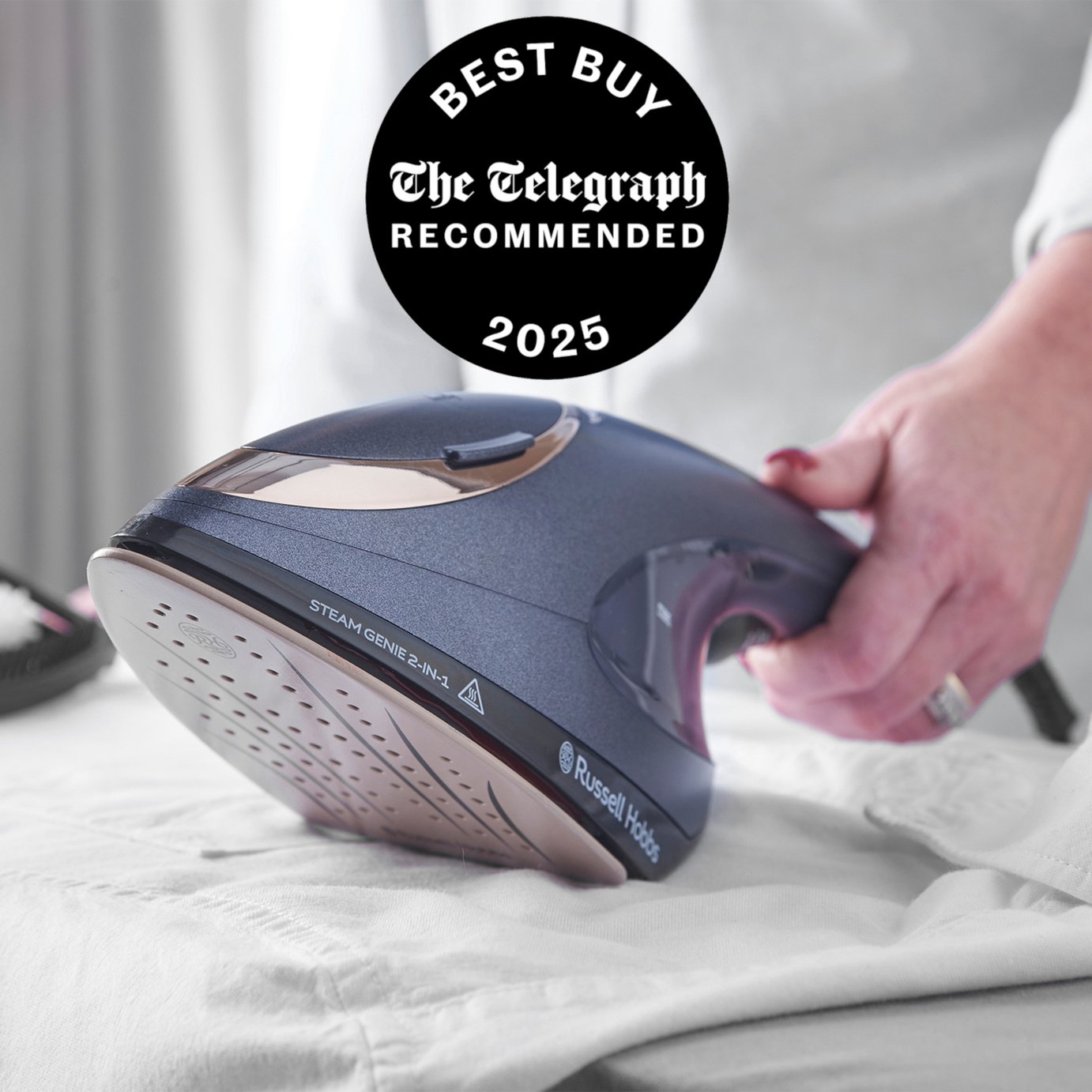 Russell Hobbs Steam Genie 2in1 Handheld Steamer with Iron