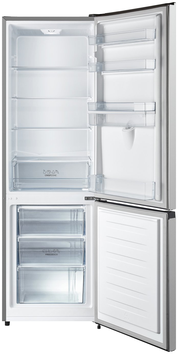 Bush ME55180FFWTDS Freestanding Fridge Freezer - Silver