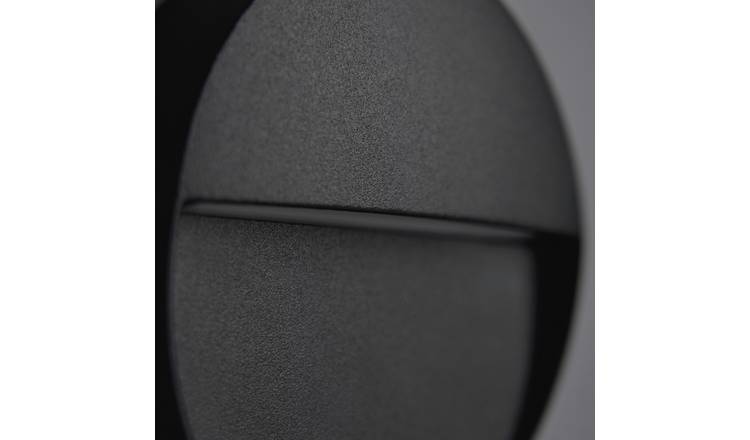 Zink BRIA IP54 Black LED Round Outdoor Guide Light