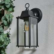 Zink CEDAR IP23 Black Outdoor Wall Lantern