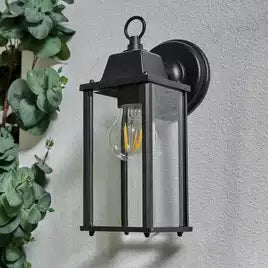 Zink CEDAR IP23 Black Outdoor Wall Lantern