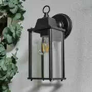 Zink CEDAR IP23 Black Outdoor Wall Lantern