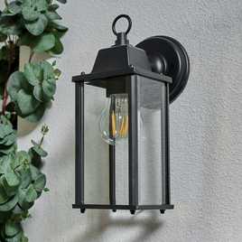 Zink CEDAR IP23 Black Outdoor Wall Lantern