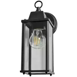 Zink CEDAR IP23 Black Outdoor Wall Lantern