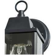 Zink CEDAR IP23 Black Outdoor Wall Lantern