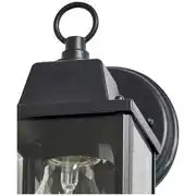 Zink CEDAR IP23 Black Outdoor Wall Lantern