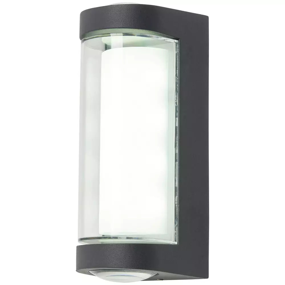 Zink CURV IP54 Anthracite LED Outdoor Wall Light