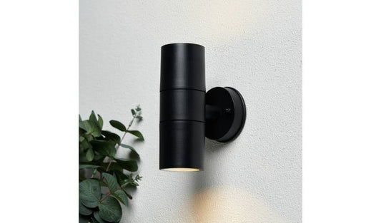 Coast FERN IP65 Black Outdoor Wall Up and Down Light