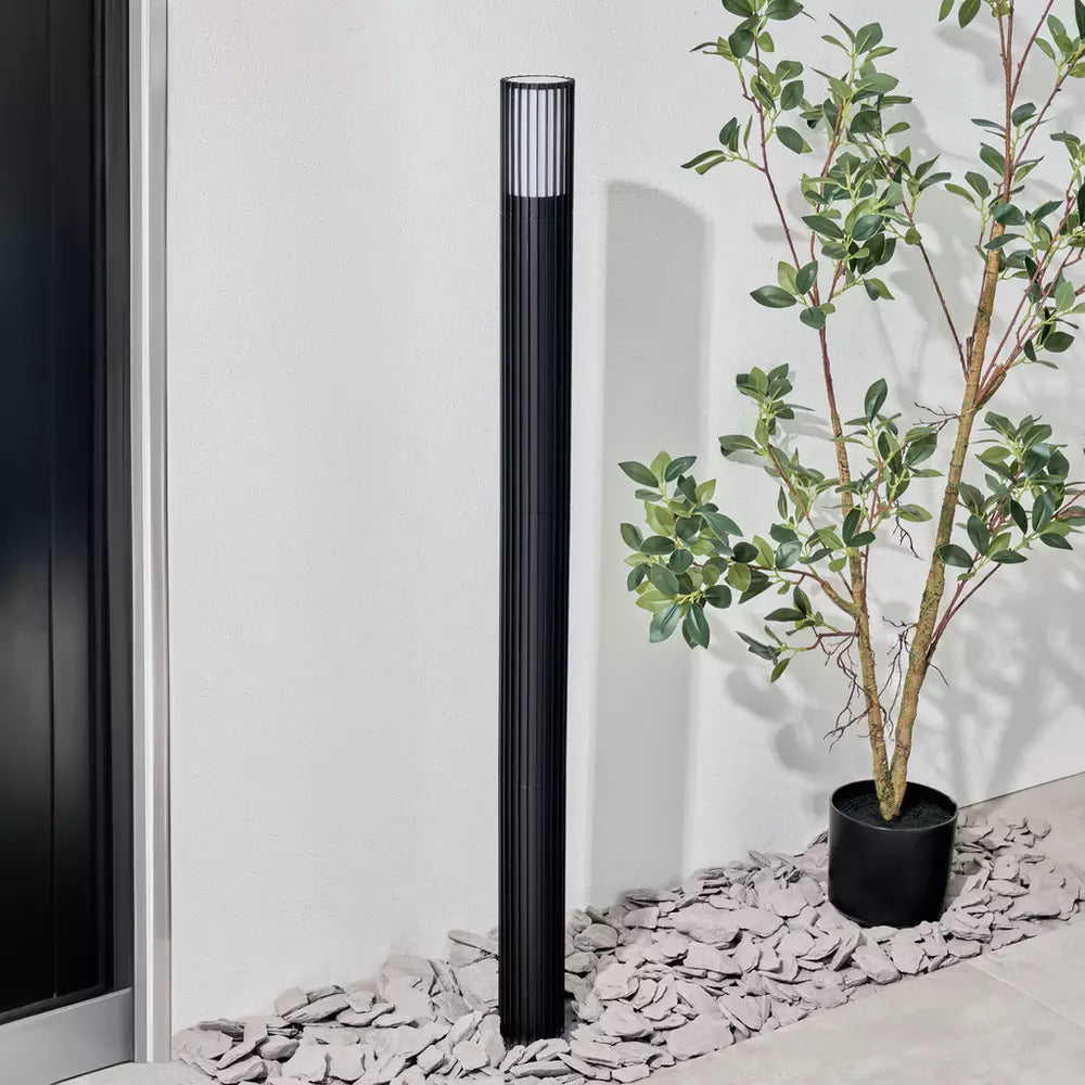 Zink IVY IP44 Black Adjustable Outdoor Post Light
