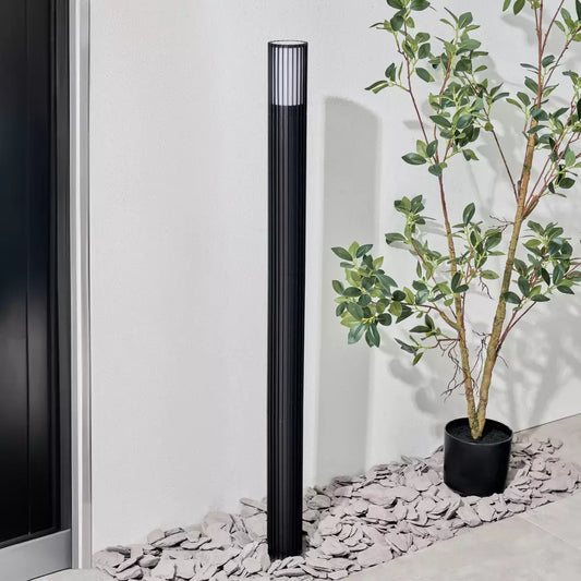 Zink IVY IP44 Black Adjustable Outdoor Post Light