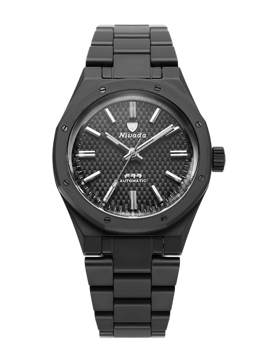 Nivada Grenchen F77 Ceramic Black