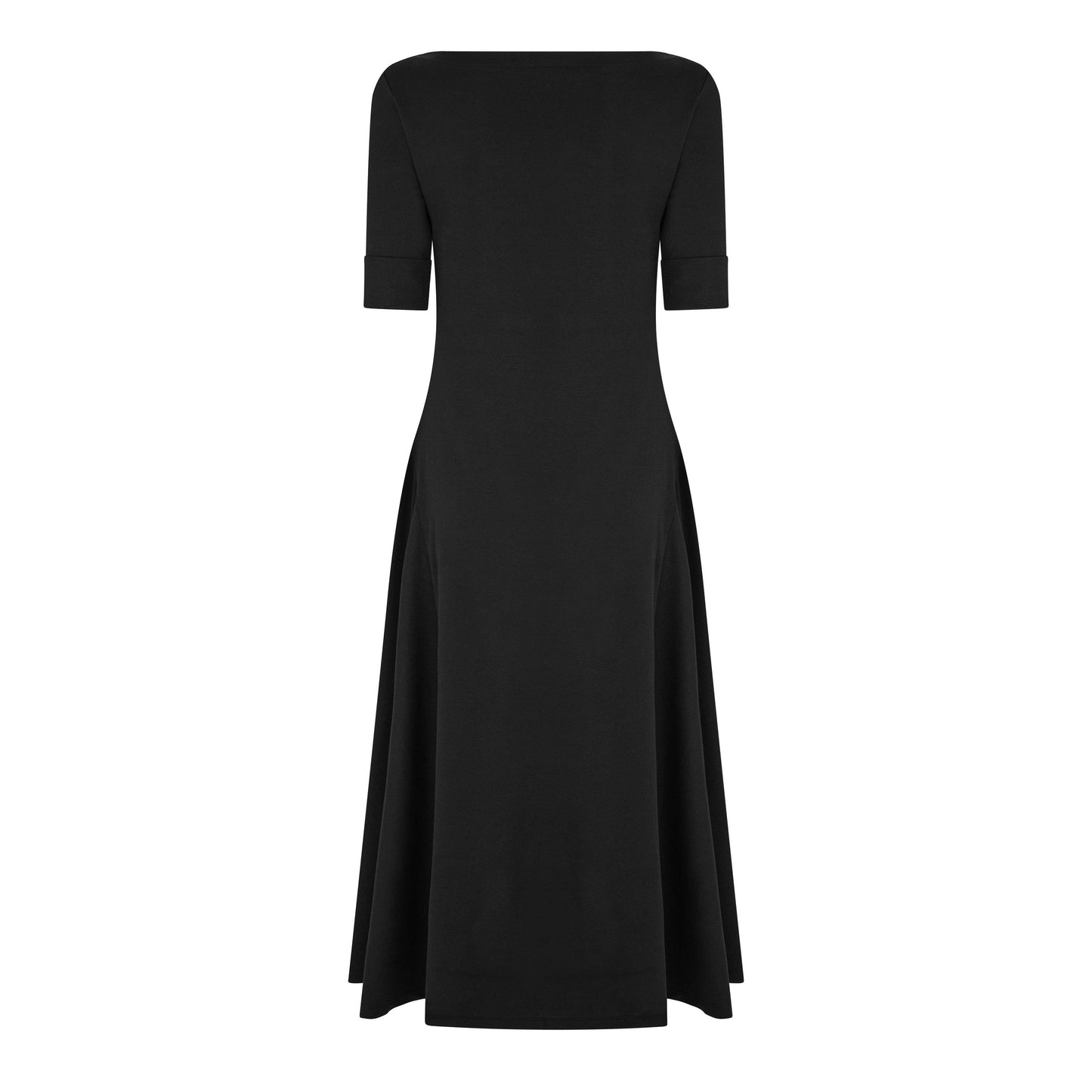 Lauren by Ralph Lauren Women's Boat-neck Jersey Midi Dress