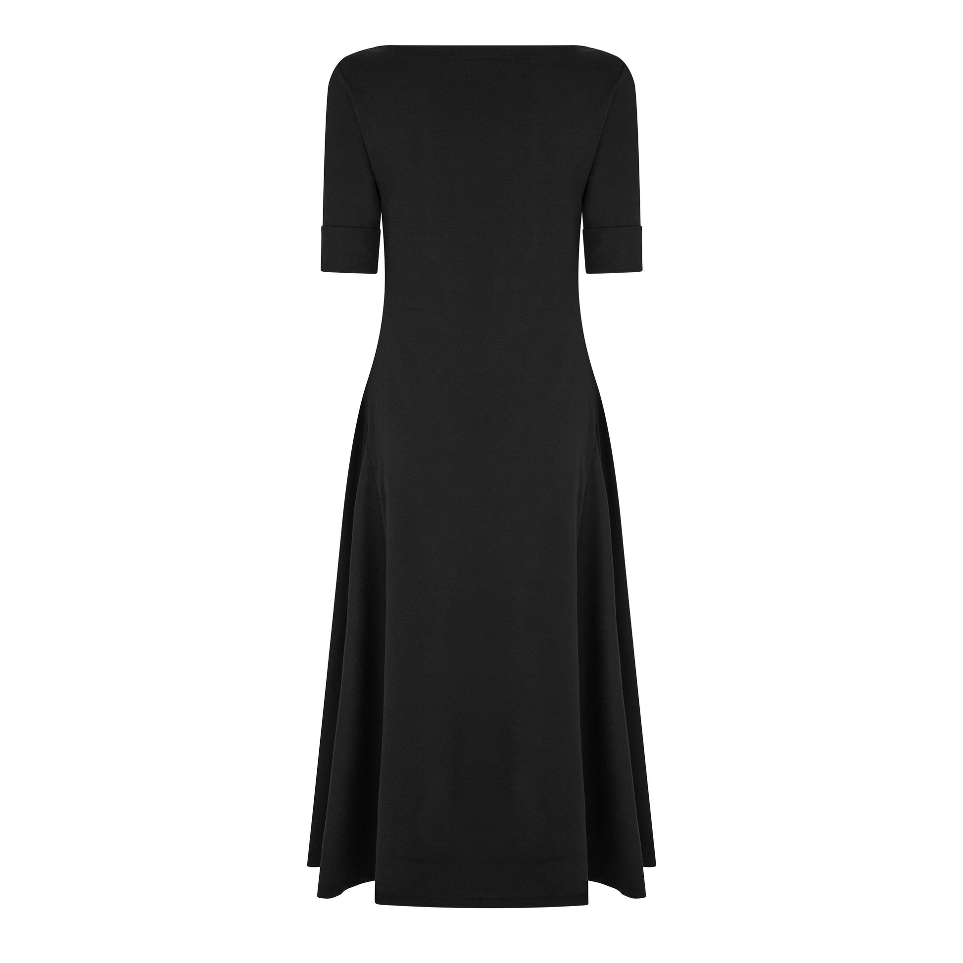 Lauren by Ralph Lauren Women's Boat-neck Jersey Midi Dress