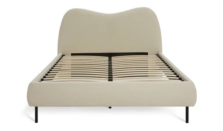 Habitat Orton Small Double Fabric Bed Frame - Natural