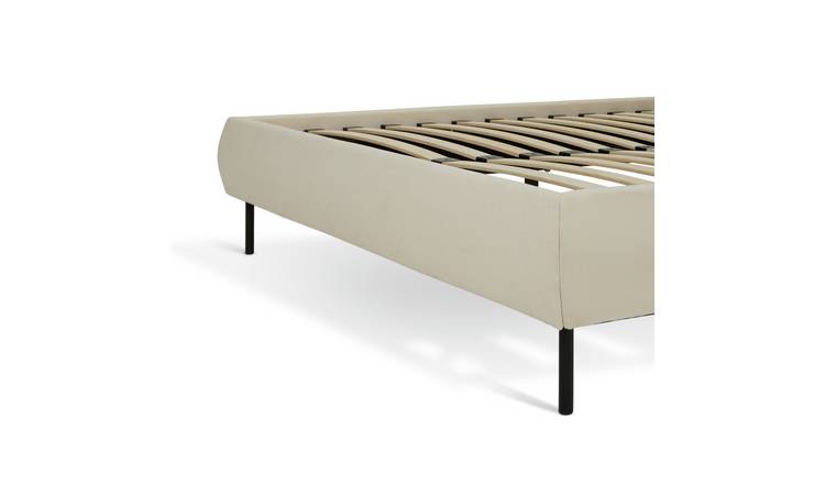 Habitat Orton Small Double Fabric Bed Frame - Natural