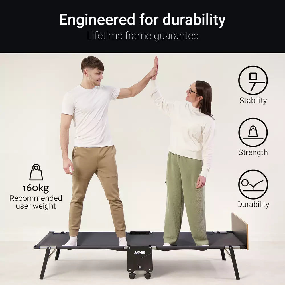 Jay-Be Rollaway Folding Bed with e-Fibre Mattress - Single