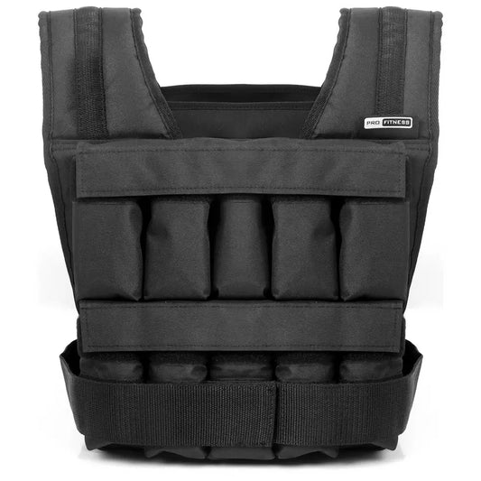 Pro Fitness Adjustable Weighted Vest - 20kg