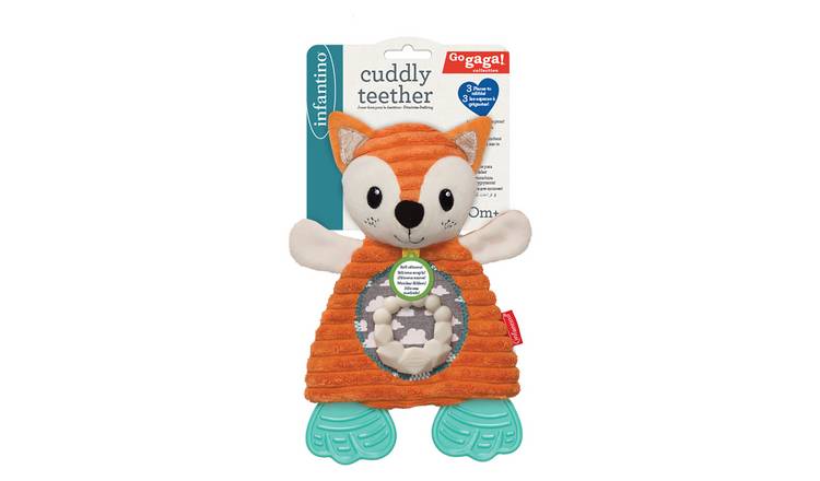 Infantino Fox Cuddly Teether Toy