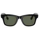 Ray-Ban Meta Wayfarer L - Shiny Black, G15 Green