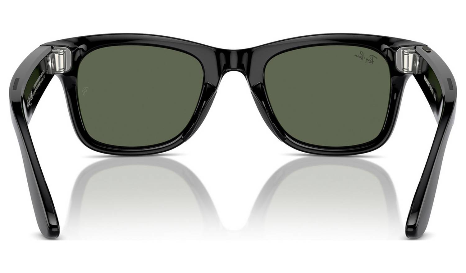 Ray-Ban Meta Wayfarer L - Shiny Black, G15 Green