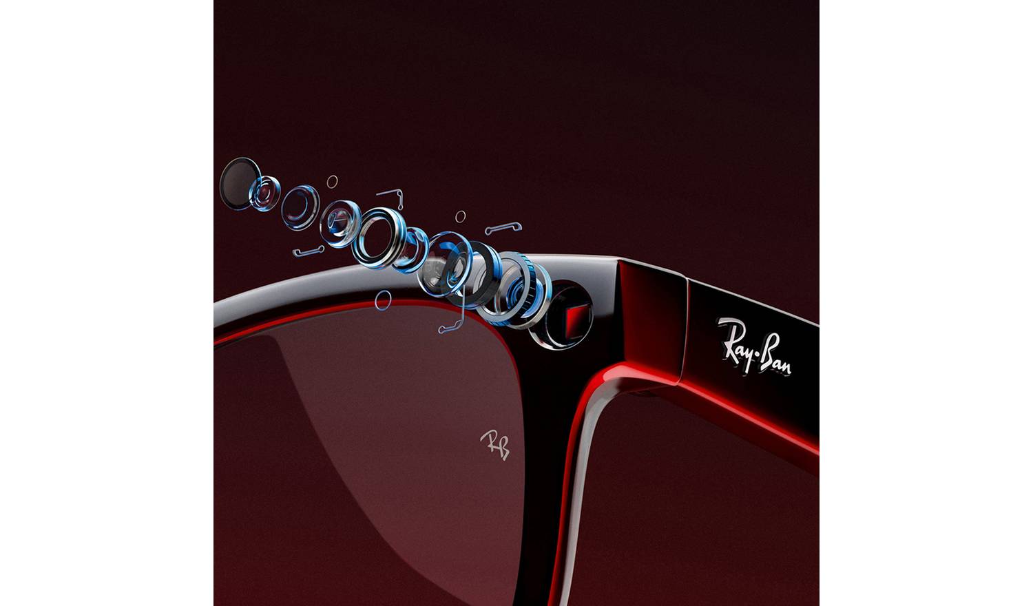 Ray-Ban Meta Wayfarer L - Shiny Black, G15 Green