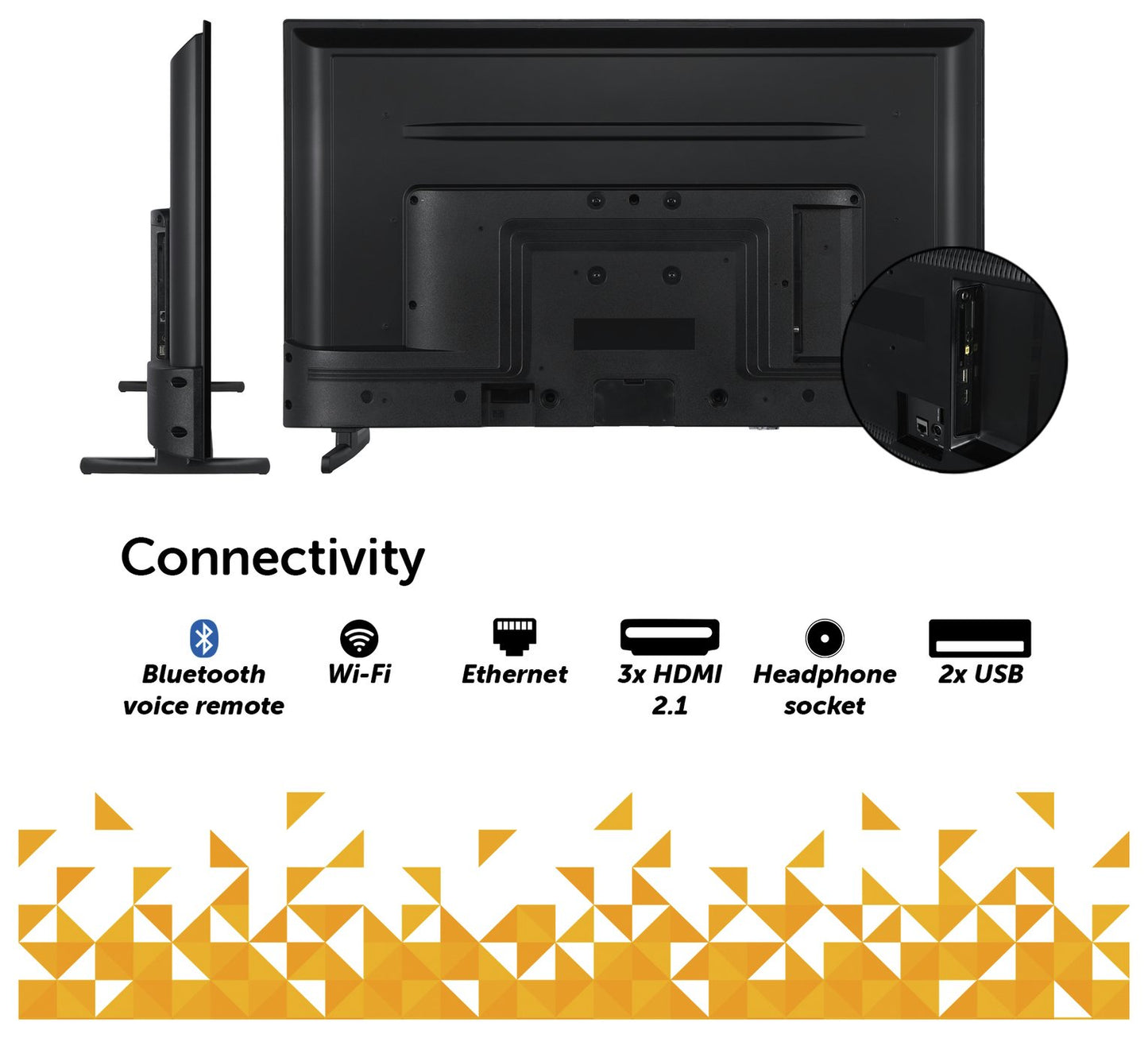 Bush 43 Inch 43UT24SB 4K UHD HDR LED TiVo Freely TV