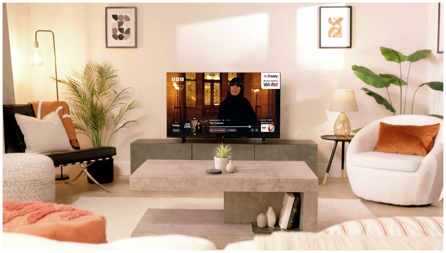 Bush 43 Inch 43UT24SB 4K UHD HDR LED TiVo Freely TV