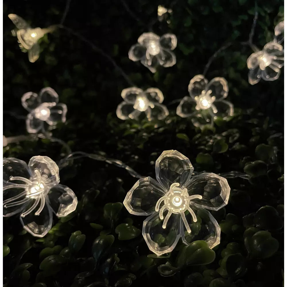 Home Solar Flower String Lights