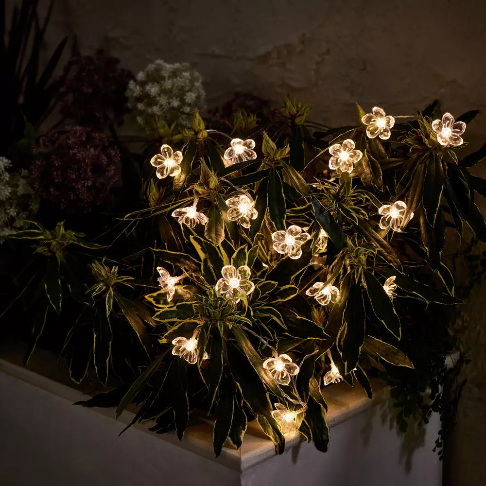 Home Solar Flower String Lights
