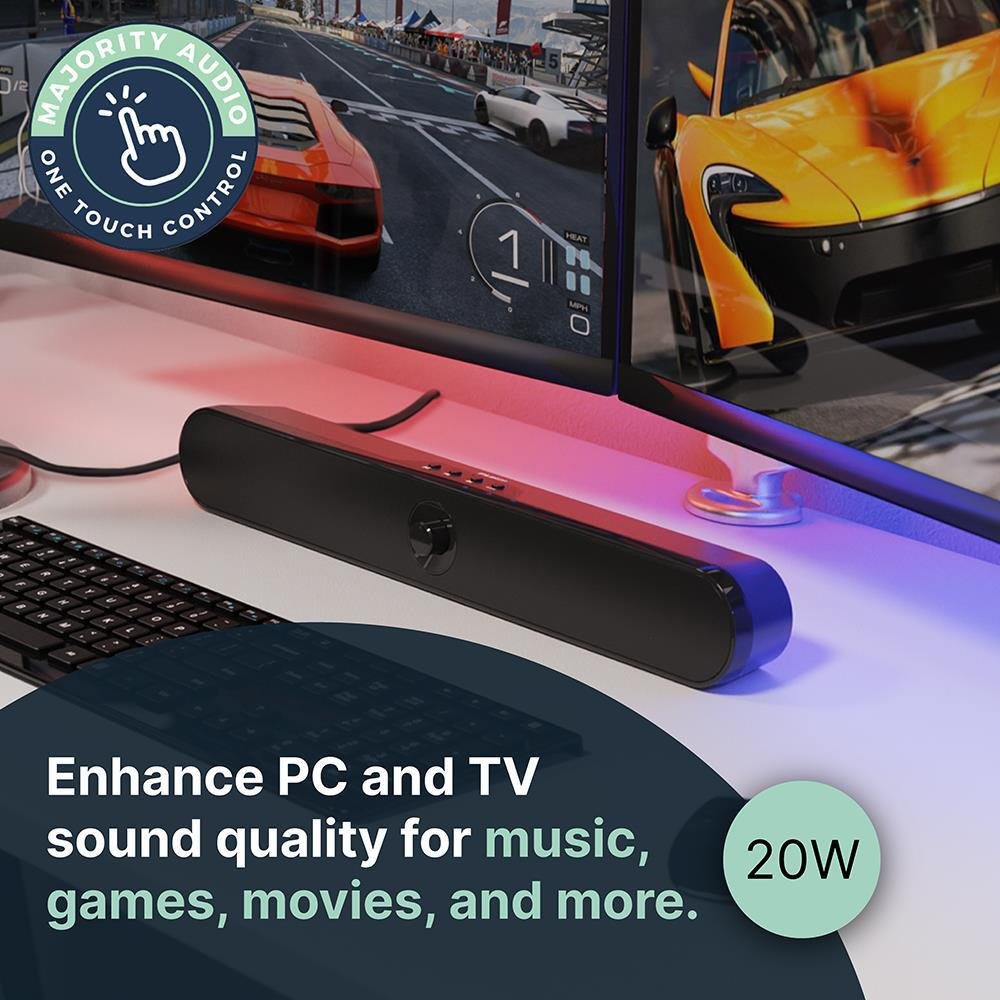 Majority Atlas Bluetooth PC Sound Bar