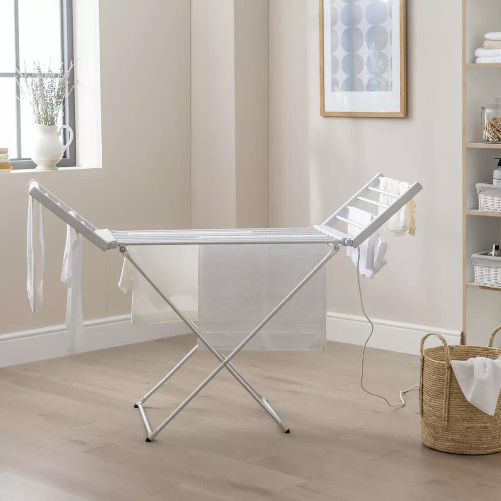 Argos Home 11m Heated Clothes Airer with Wings