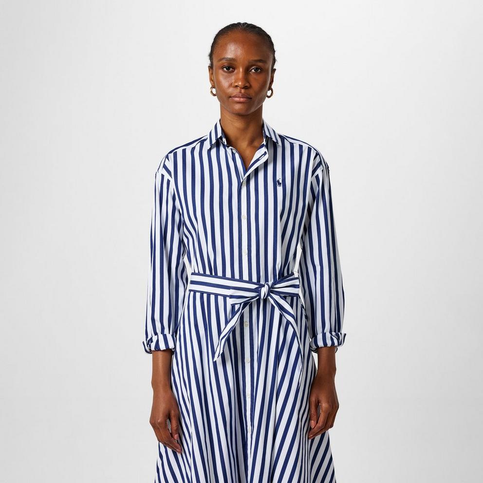 Ela Belted Shirt Dress