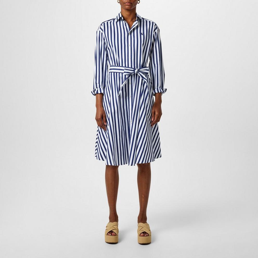 Ela Belted Shirt Dress