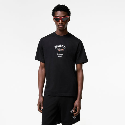 Check Flag Cotton T-shirt