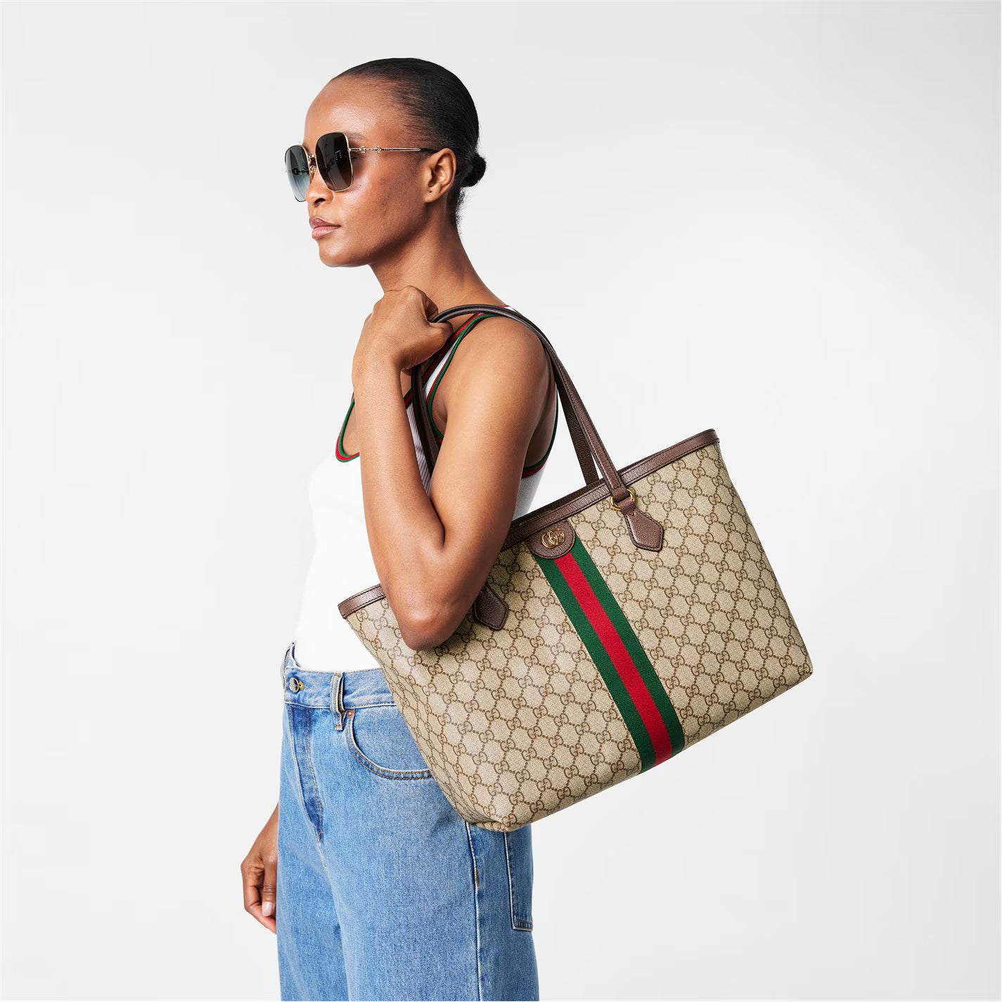 GUCCI Ophidia GG Large Tote