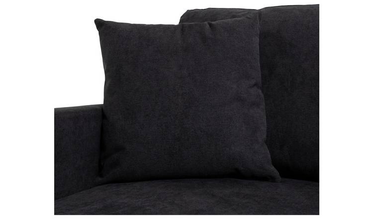 Habitat Reagan LH Storage Corner Chaise Sofa Bed - Charcoal