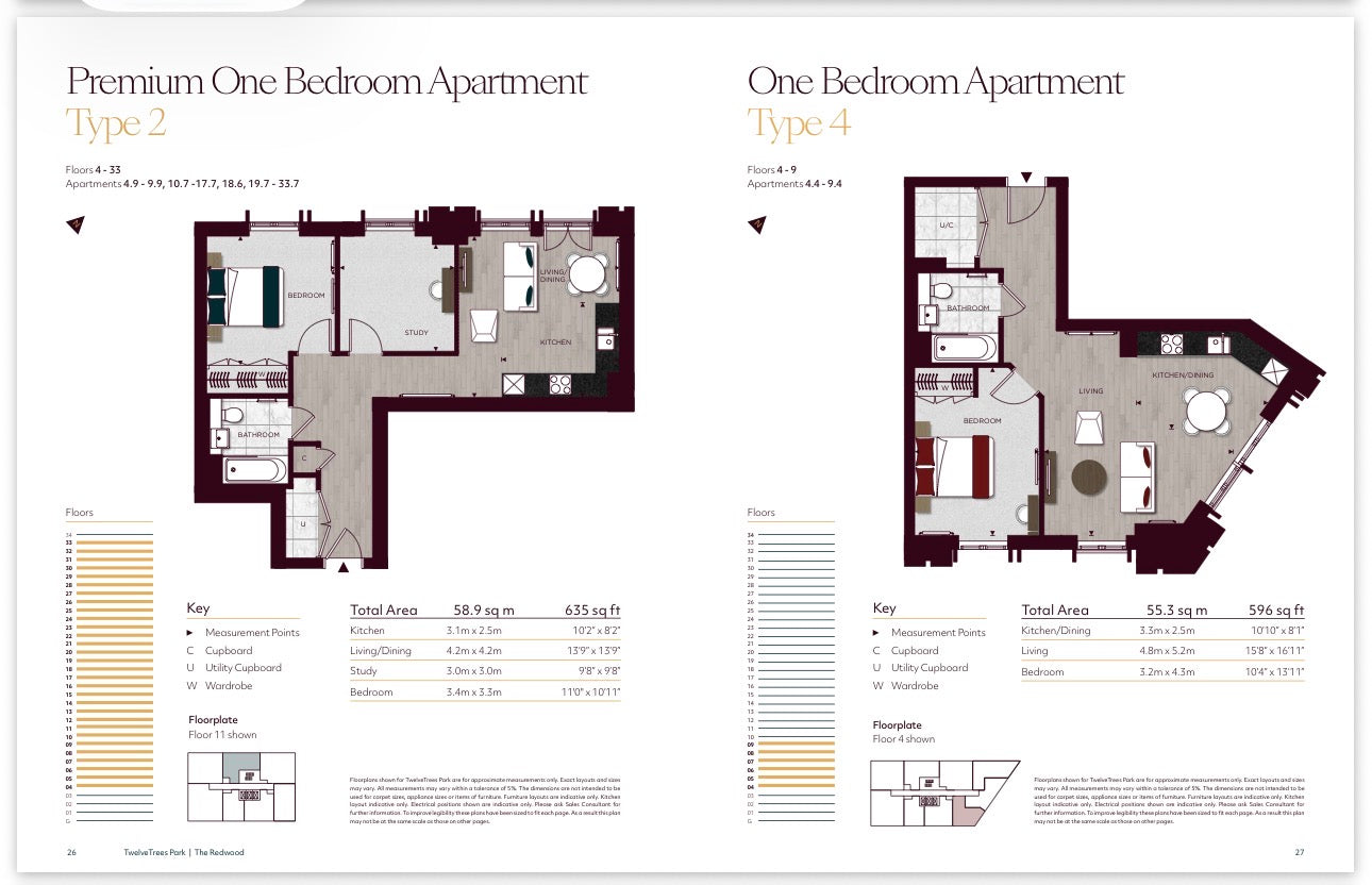 Twelvetrees Park  — Suite 1 2 and 3 Bedroom Ultra Luxury Homes — 24 Hr Concierge and World Class Amenities — West Ham London — E16