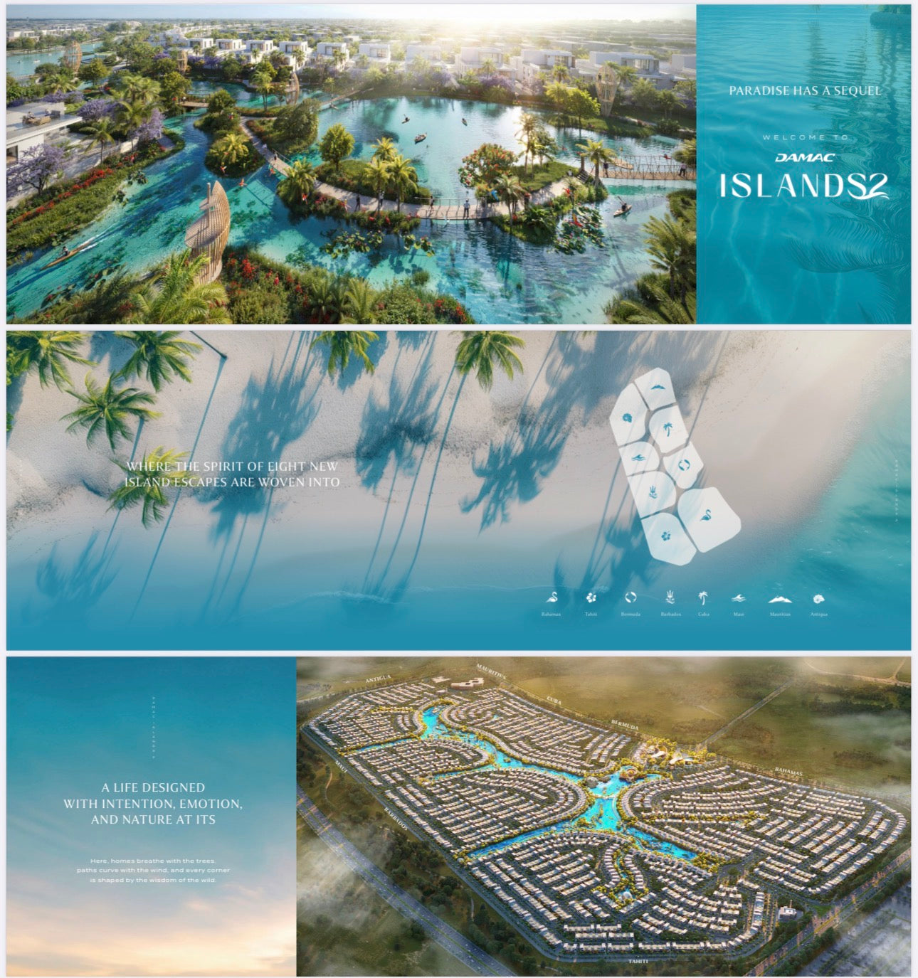 Damac Islands 4-5-6-7 Bedroom Ultra Luxury Townhomes | Villas | Mansions — Unlimited World Class Amenites —Dubailand UAE