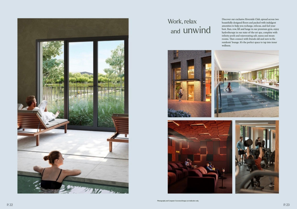 Heron Wharf — New Build 1-2-3 Bedroom Homes — Wellness Amenities — Zone 2 and 3 Canary Wharf London
