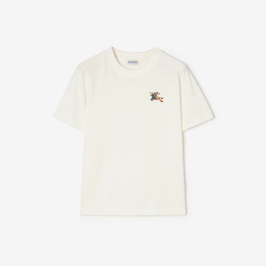 Knight Check Cotton T-shirt