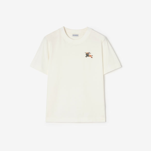 Knight Check Cotton T-shirt