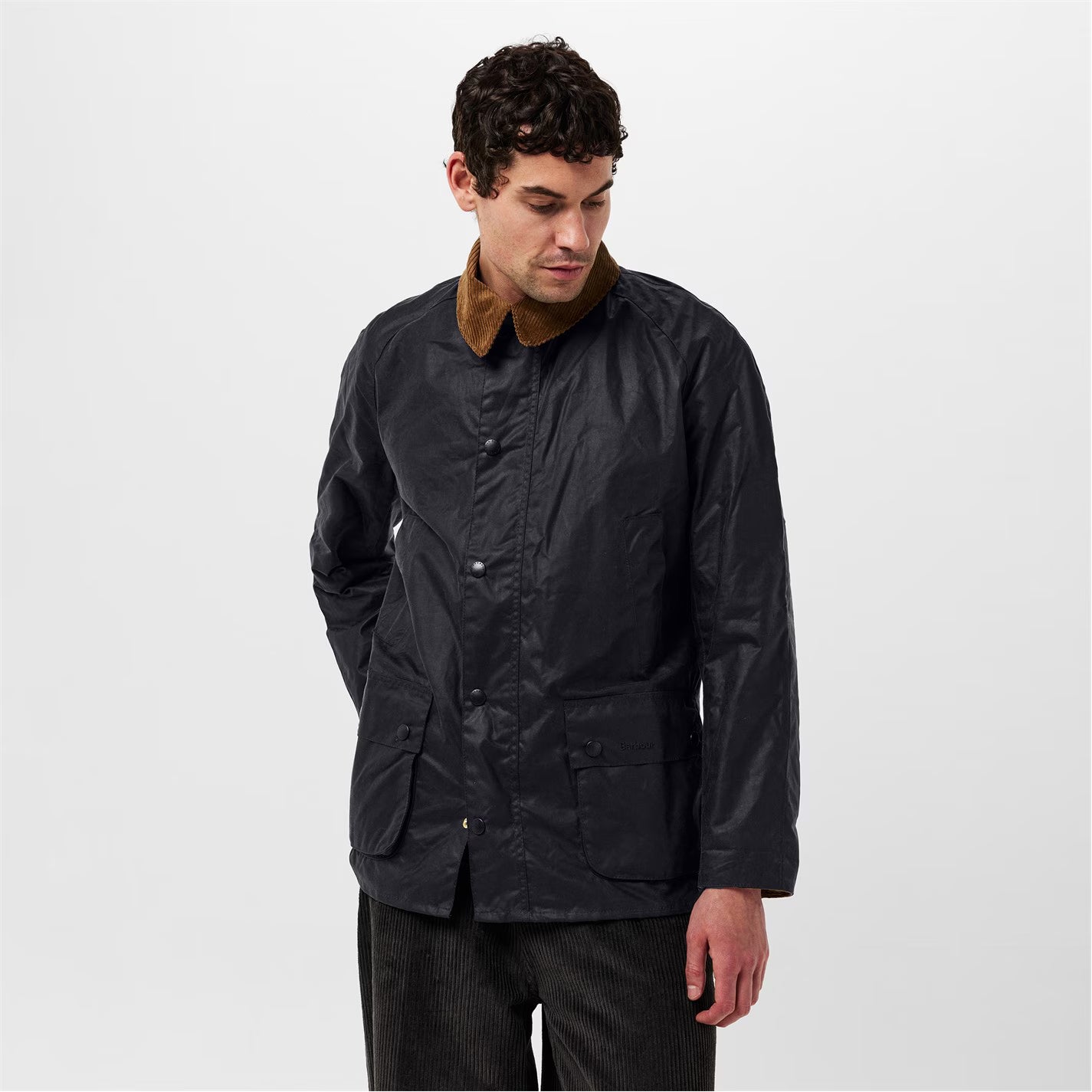 Mens Ashby Water Resistant Windproof Long Sleeve Wax Jacket