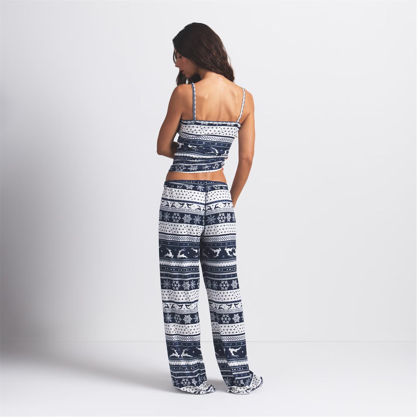 Womens Logo Plush Pointelle Cami