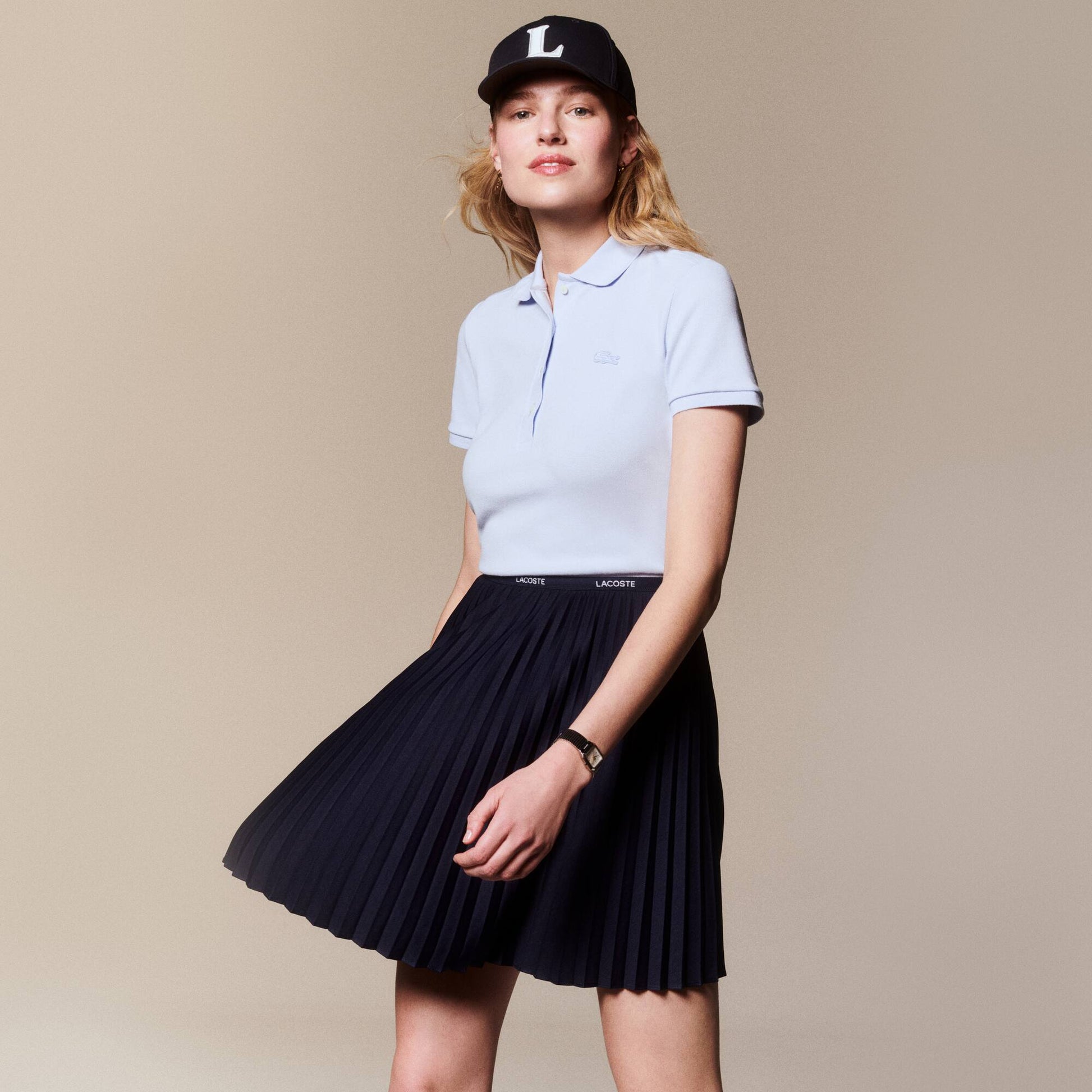 L.12.D Slim Fit Stretch Piqué Polo Shirt