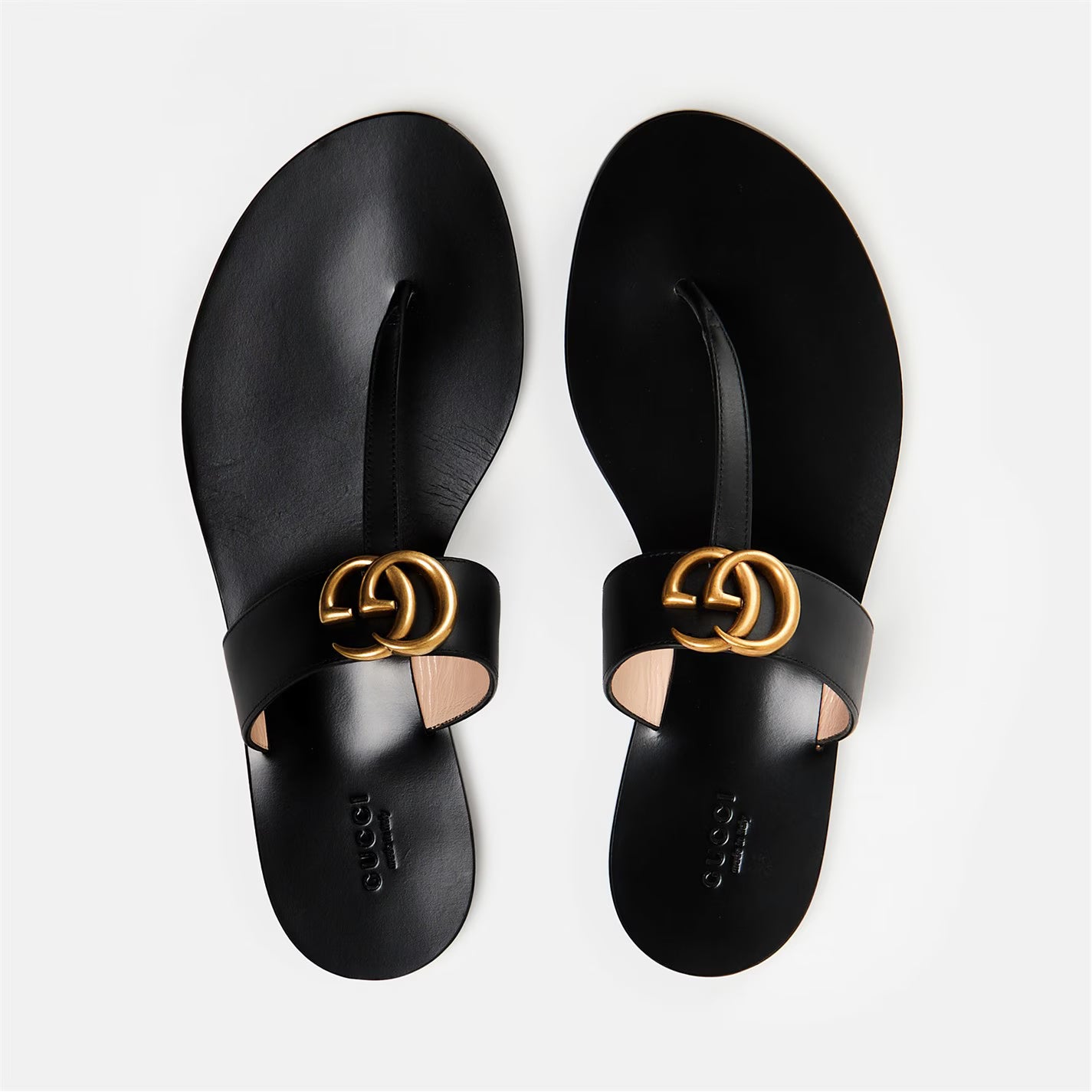 GUCCI Double G Thong Sandals