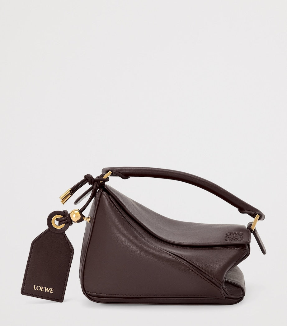 LOEWE Mini Leather Puzzle Top-Handle Bag