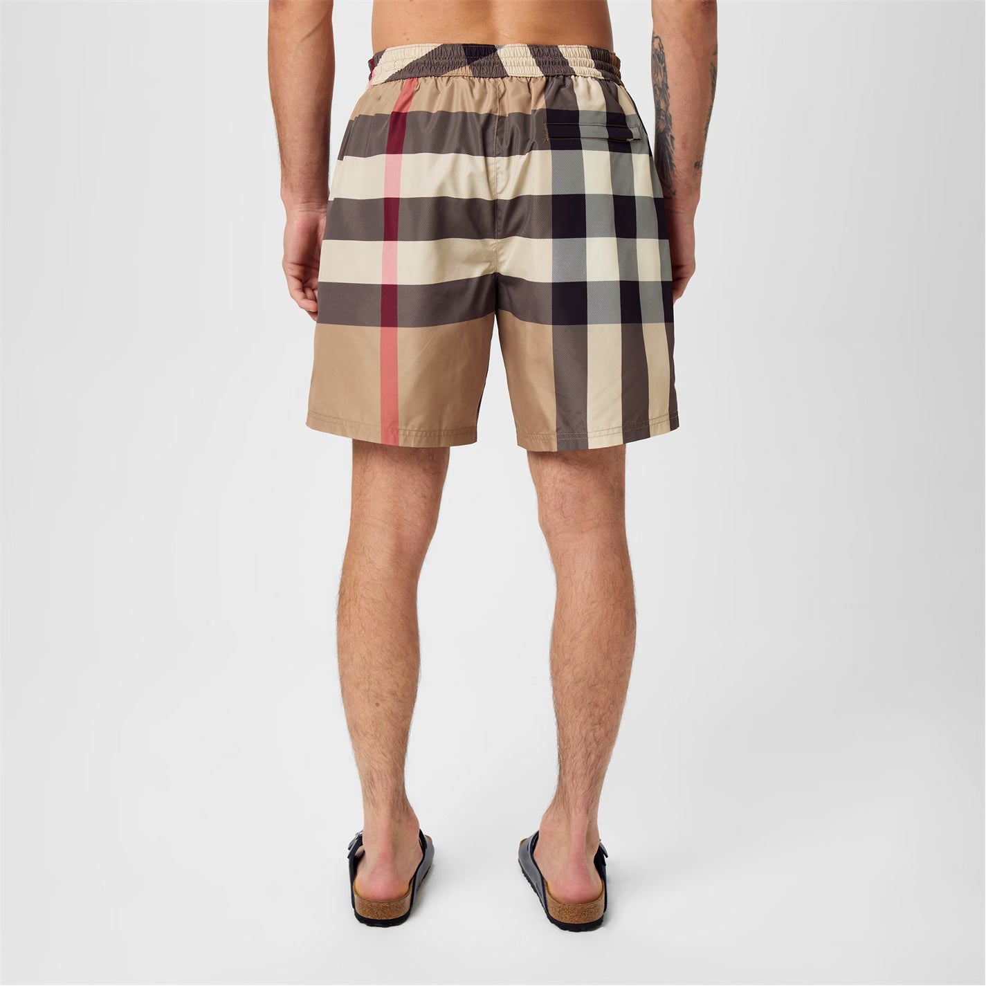 Men's Check Swim Shorts